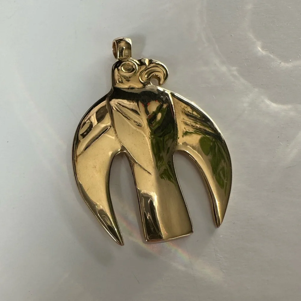 RARE Collection Piece Scythian Handmade Eagle Pendant Authentic Design